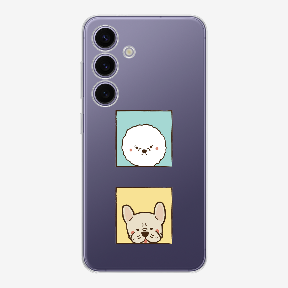 Bichon and Bulldog Phone Case