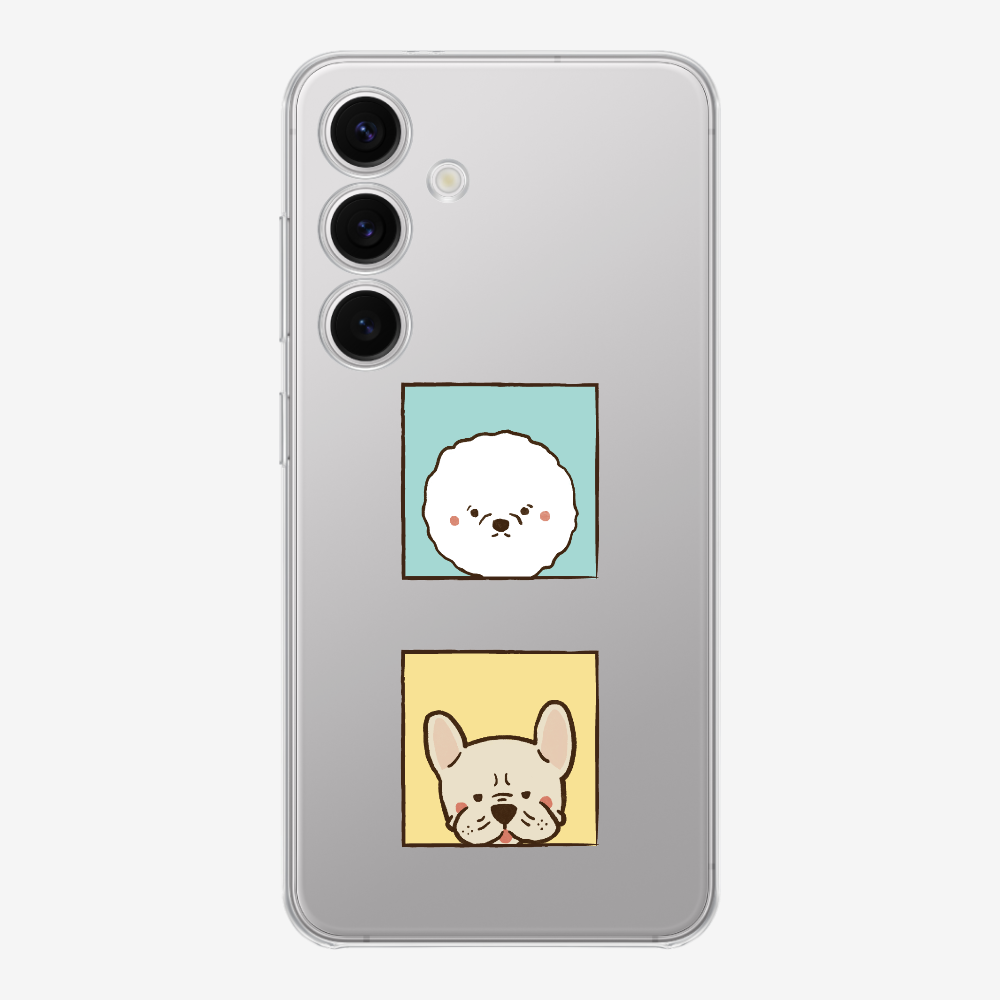 Bichon and Bulldog Phone Case