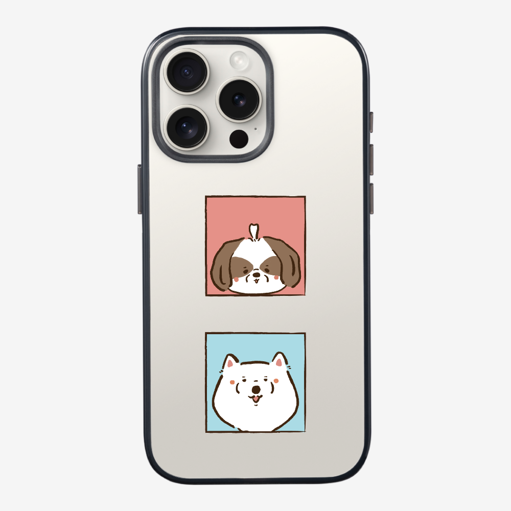 Apso and Samoyed Phone Case