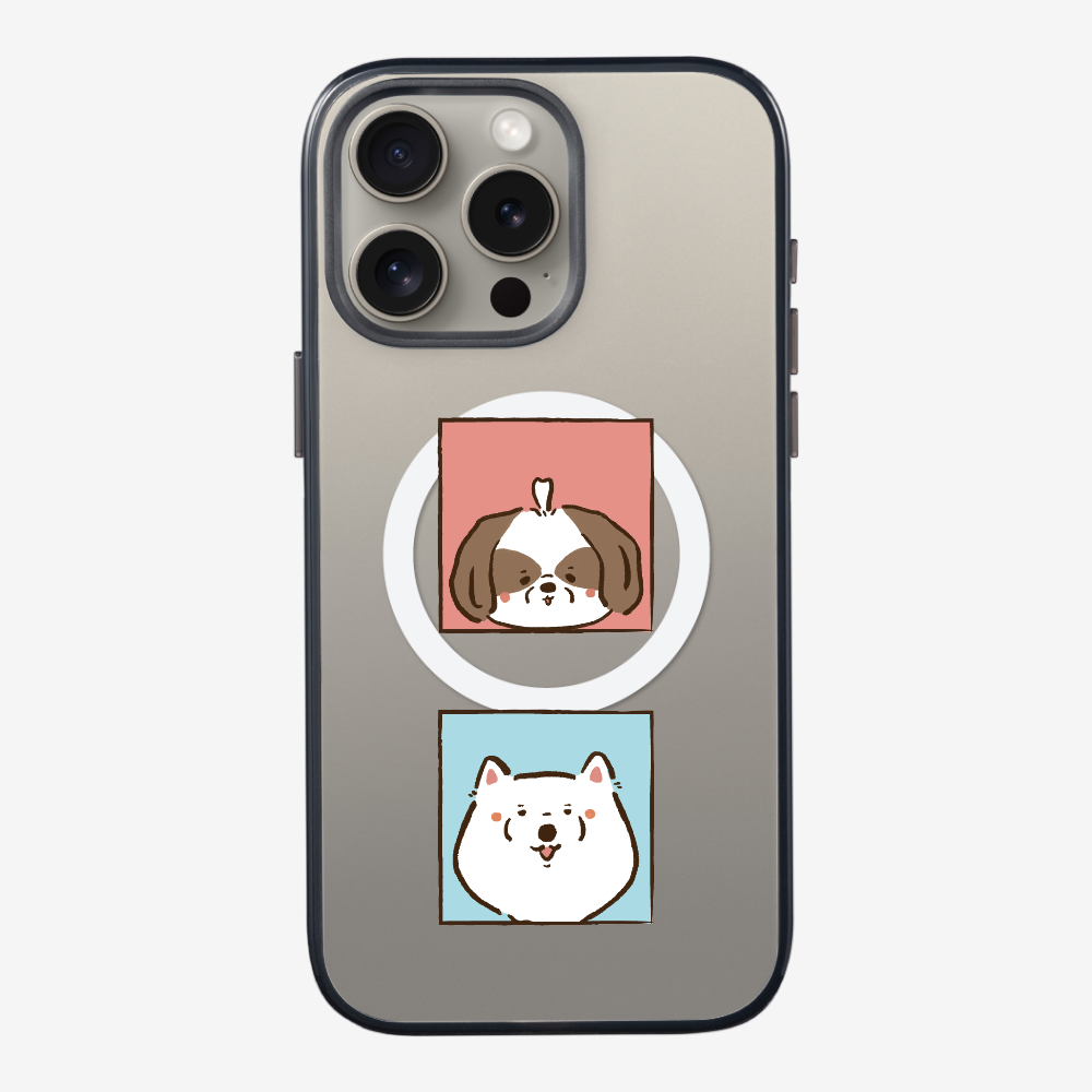 Apso and Samoyed Phone Case