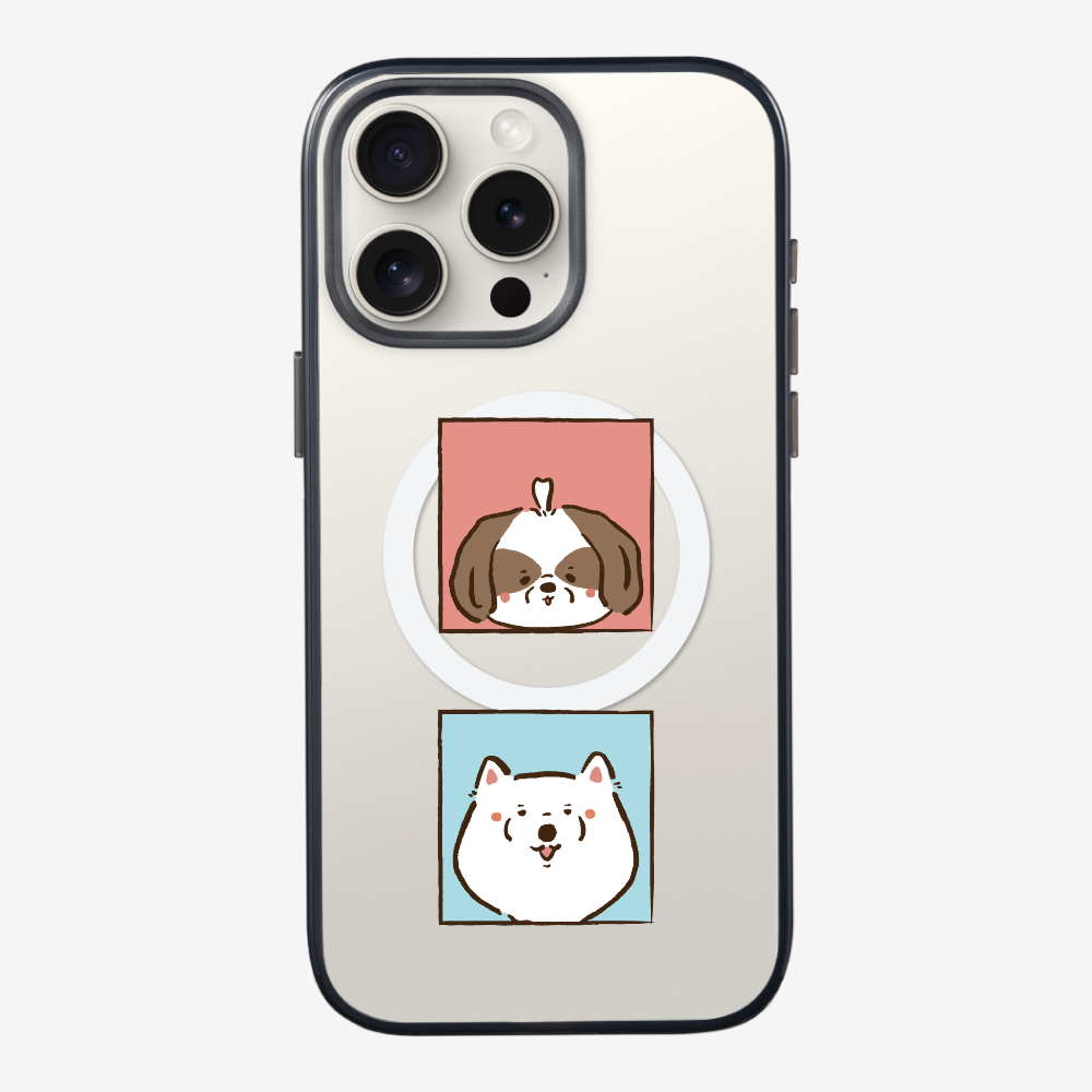 Apso and Samoyed Phone Case