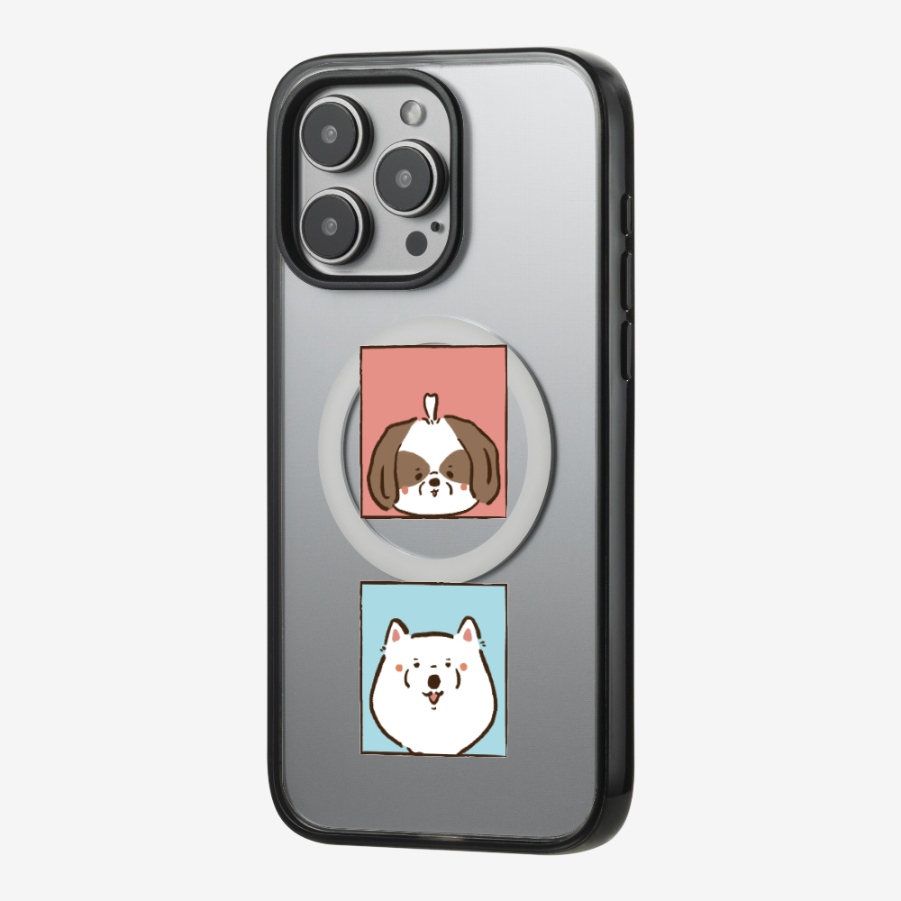 Apso and Samoyed Phone Case