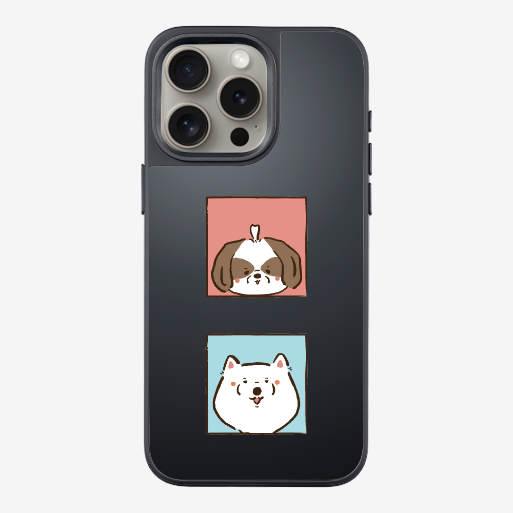 Apso and Samoyed Phone Case