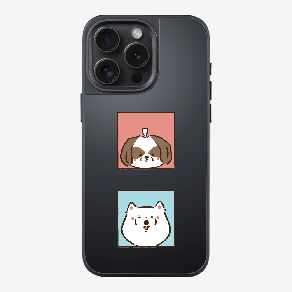 Apso and Samoyed Phone Case