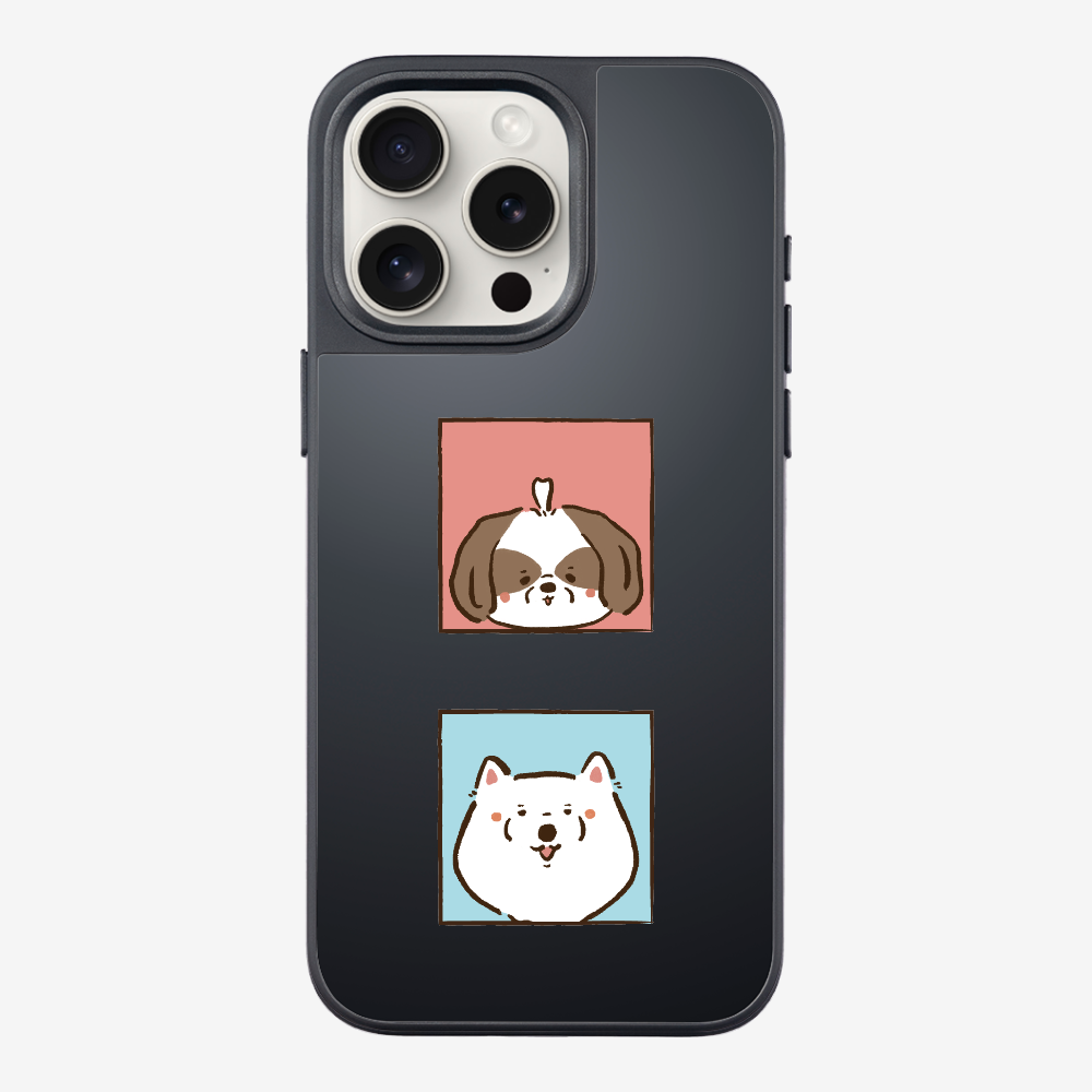 Apso and Samoyed Phone Case