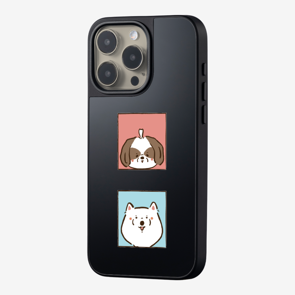 Apso and Samoyed Phone Case