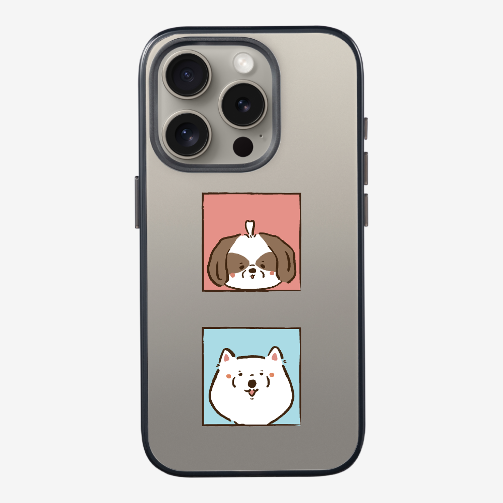 Apso and Samoyed Phone Case