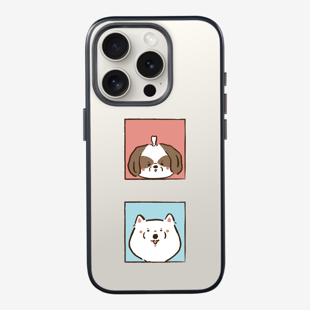 Apso and Samoyed Phone Case