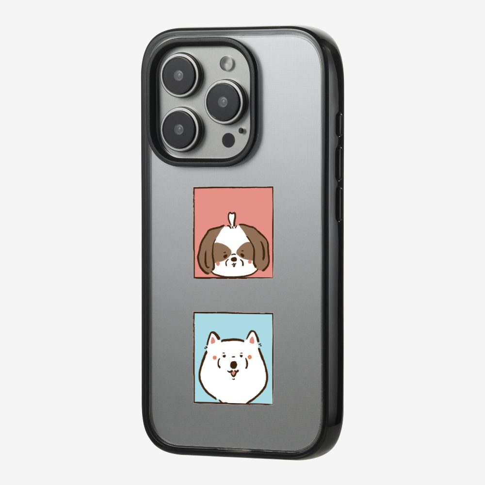 Apso and Samoyed Phone Case