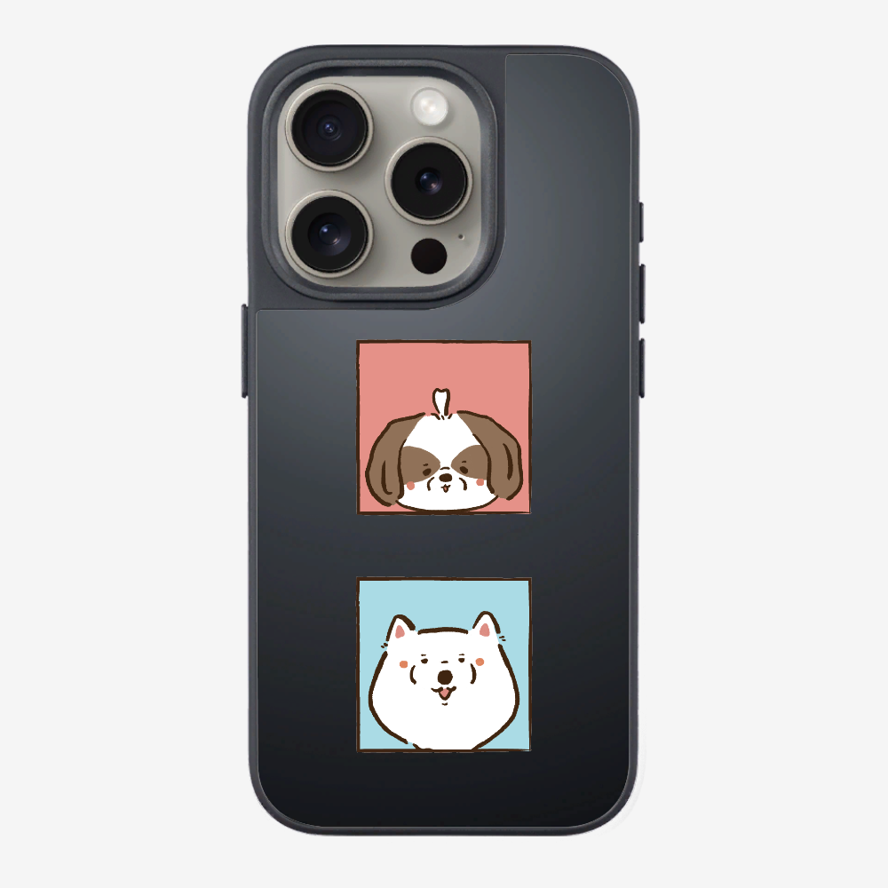 Apso and Samoyed Phone Case