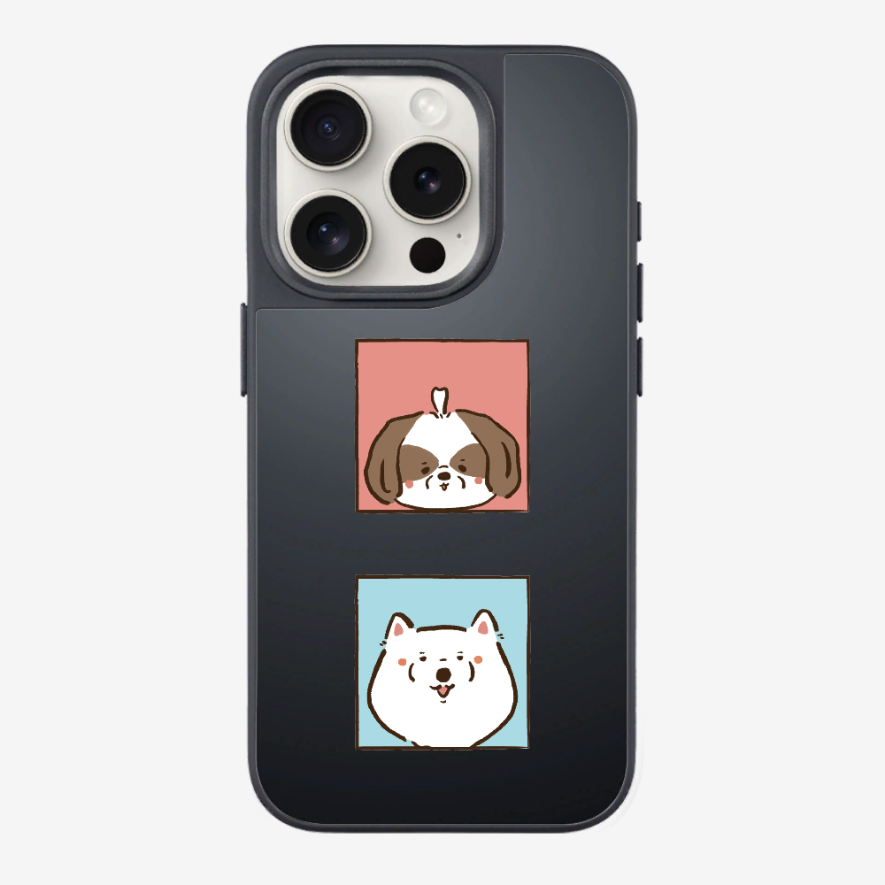 Apso and Samoyed Phone Case