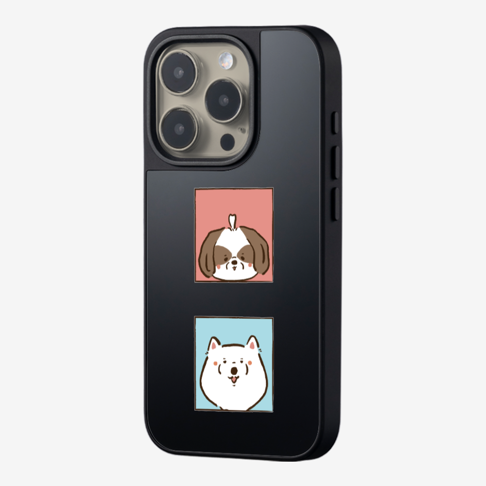 Apso and Samoyed Phone Case