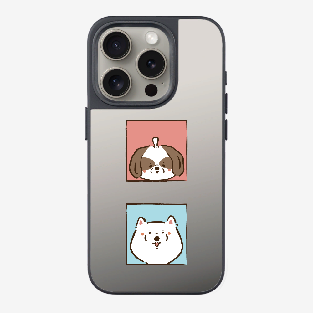 Apso and Samoyed Phone Case