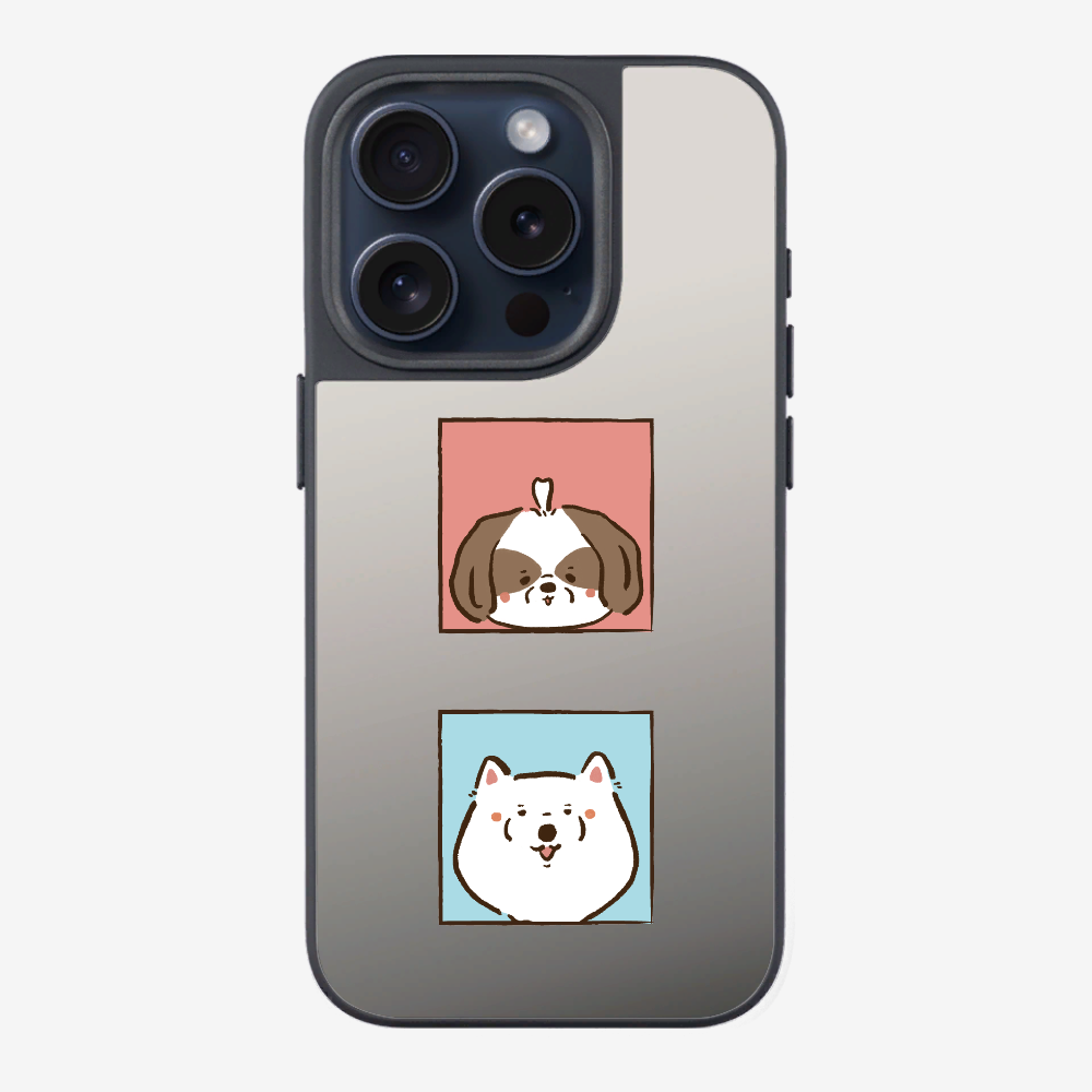 Apso and Samoyed Phone Case