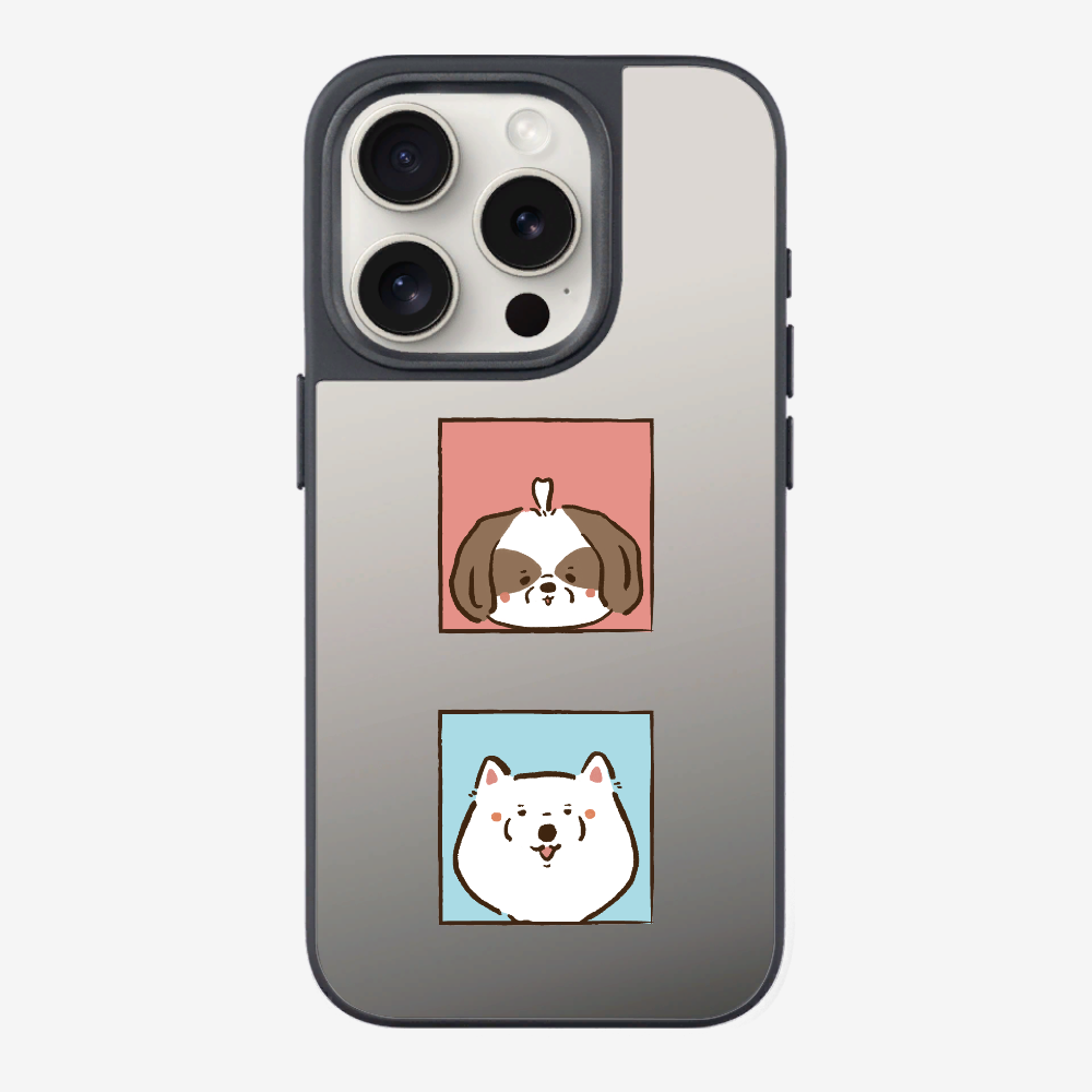 Apso and Samoyed Phone Case