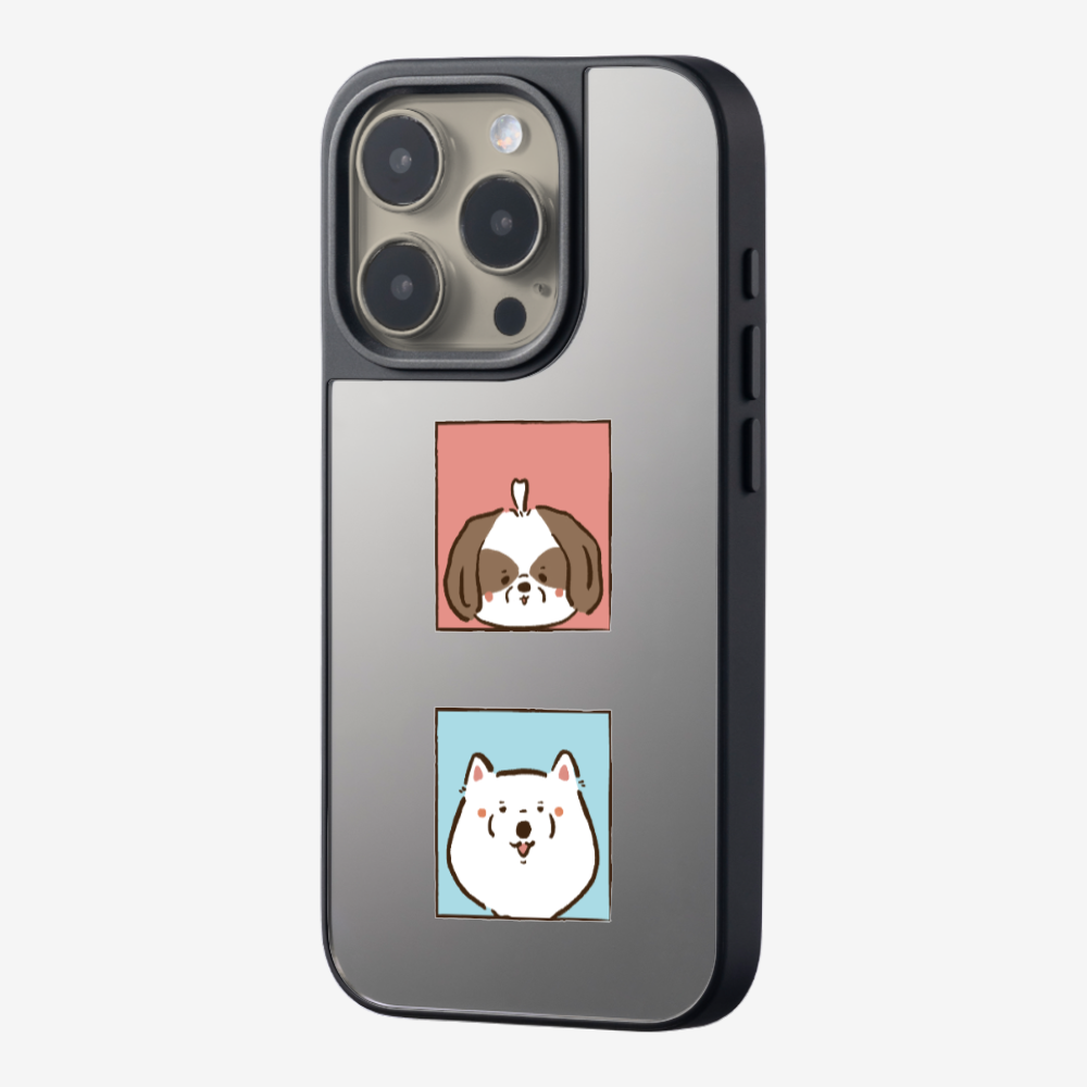 Apso and Samoyed Phone Case