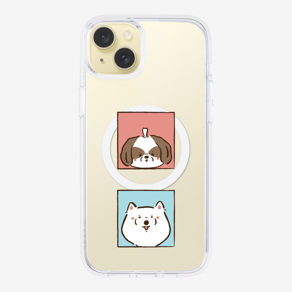 Apso and Samoyed Phone Case