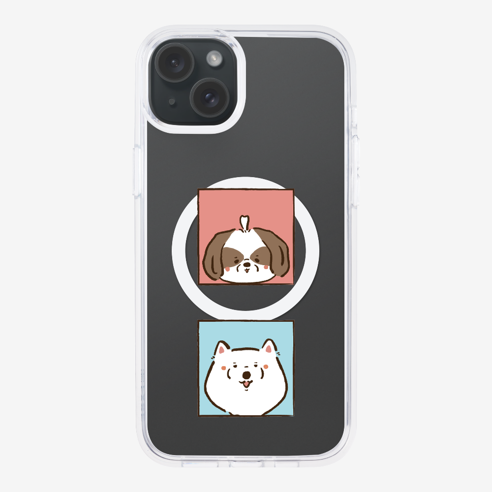 Apso and Samoyed Phone Case