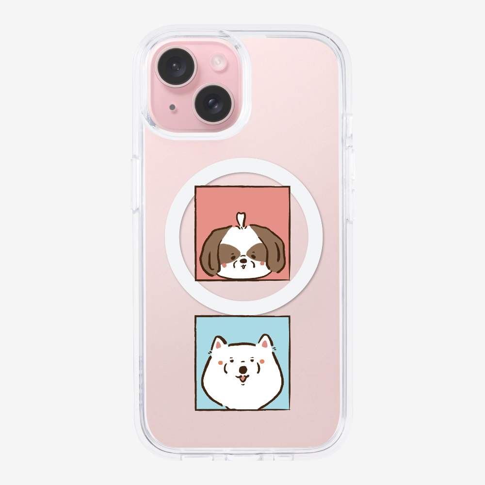 Apso and Samoyed Phone Case