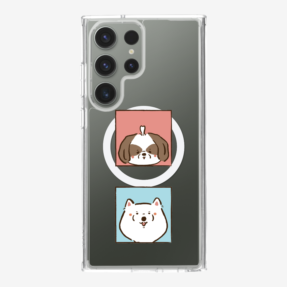 Apso and Samoyed Phone Case