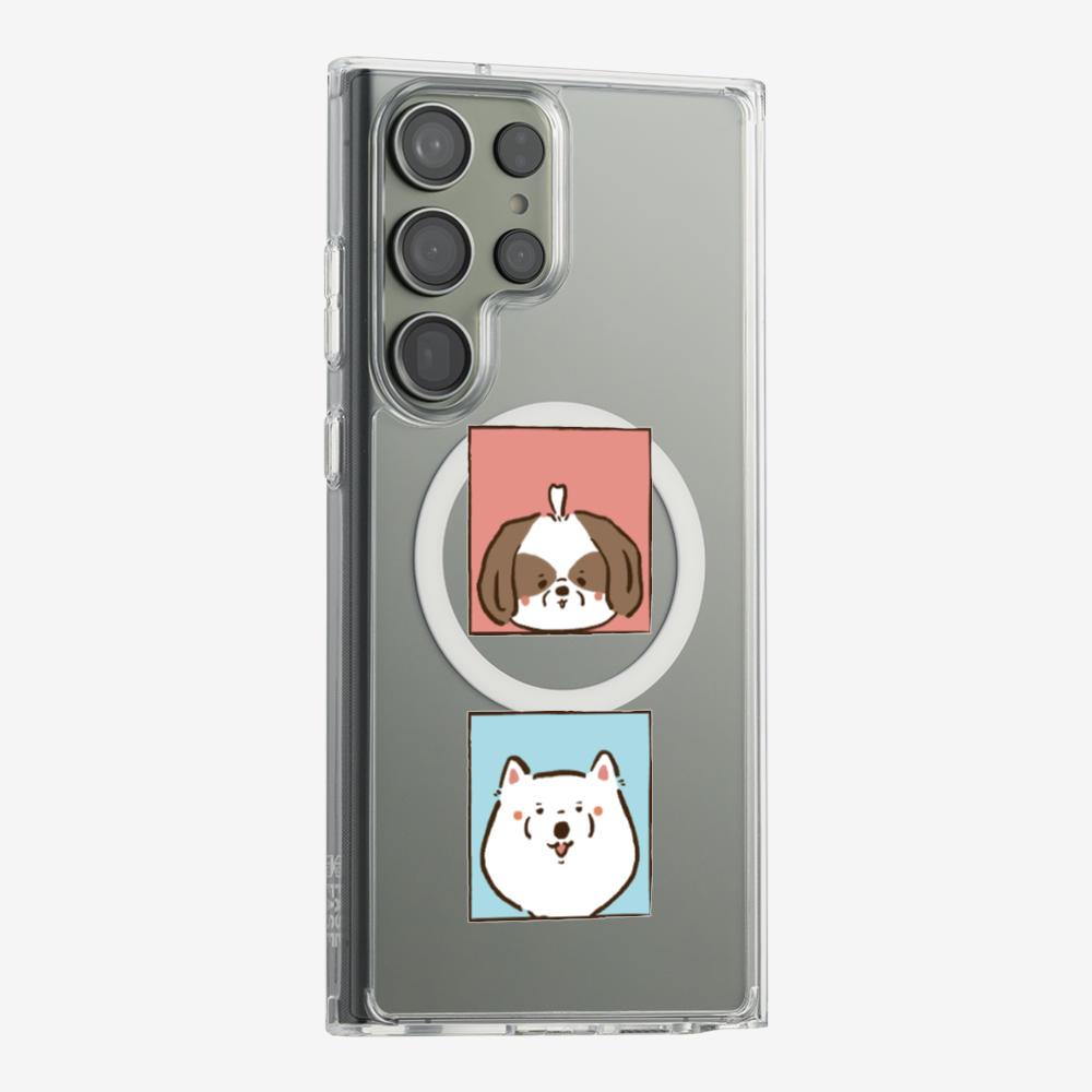 Apso and Samoyed Phone Case