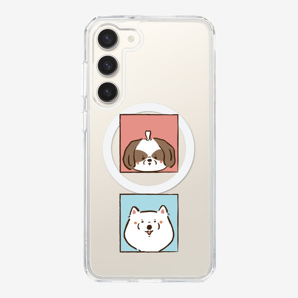 Apso and Samoyed Phone Case