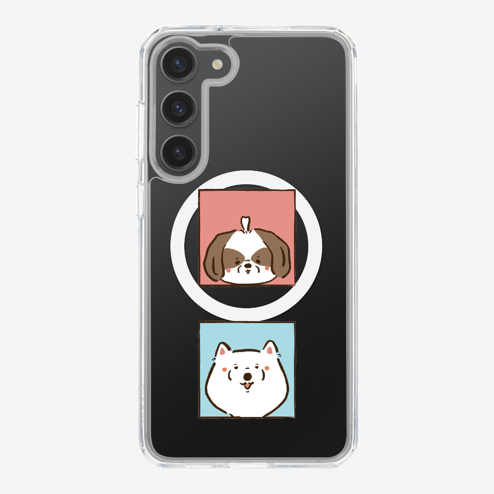 Apso and Samoyed Phone Case