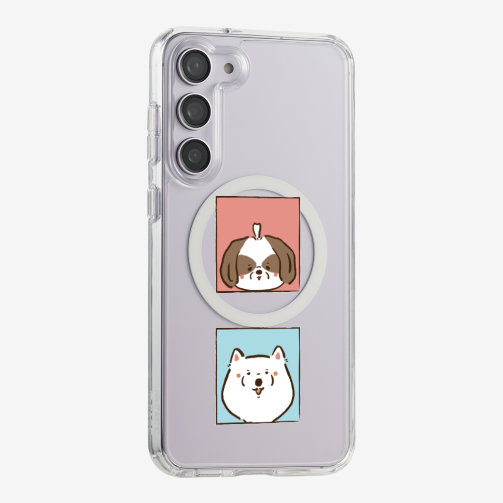 Apso and Samoyed Phone Case