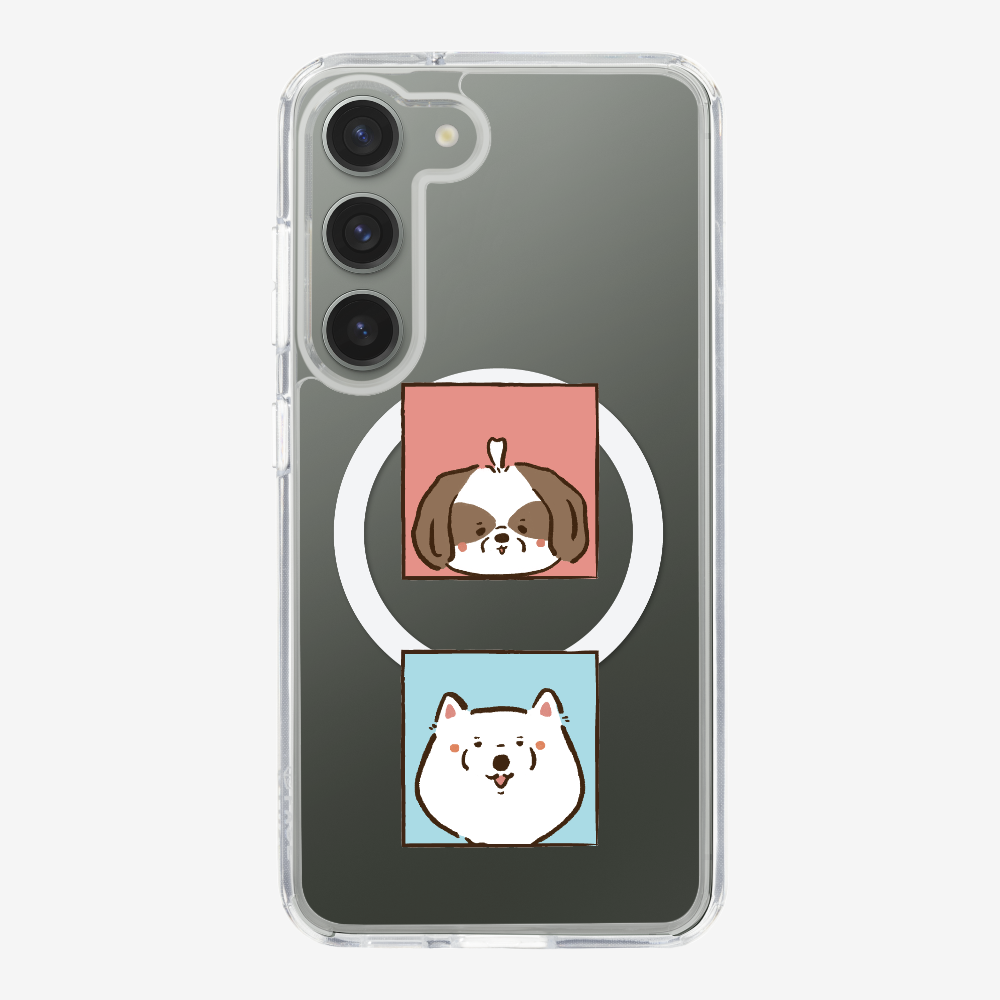 Apso and Samoyed Phone Case