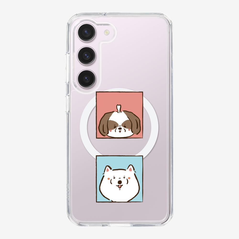 Apso and Samoyed Phone Case