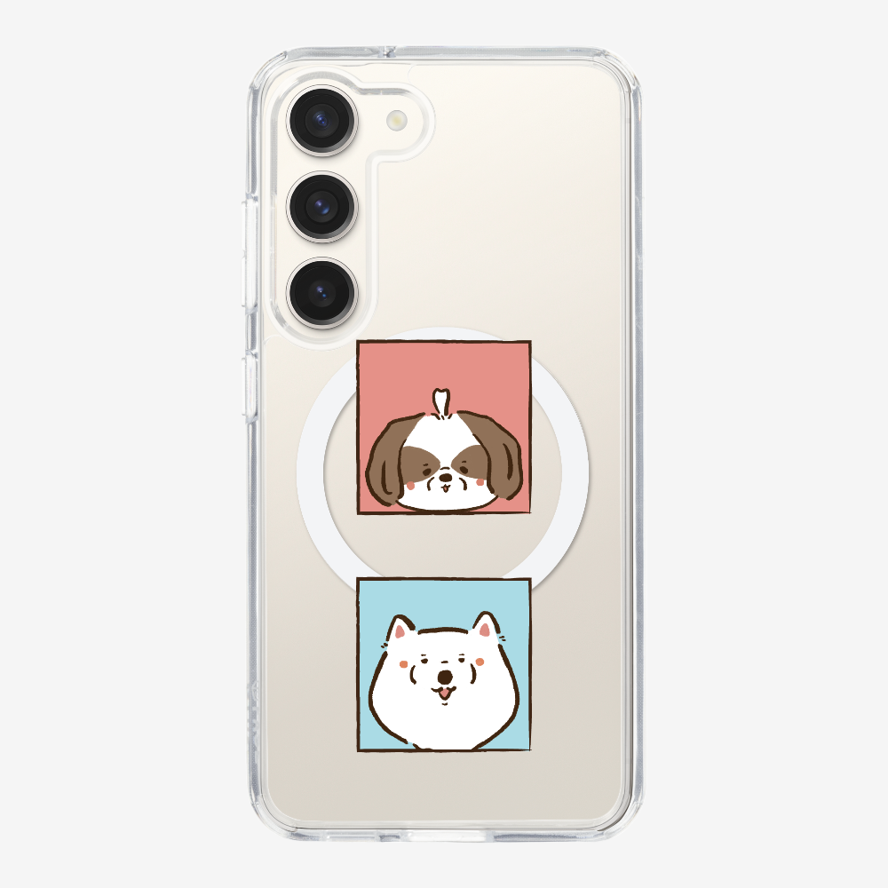 Apso and Samoyed Phone Case