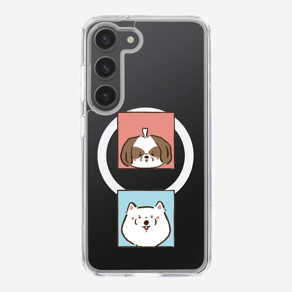 Apso and Samoyed Phone Case