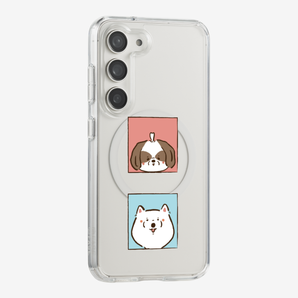 Apso and Samoyed Phone Case