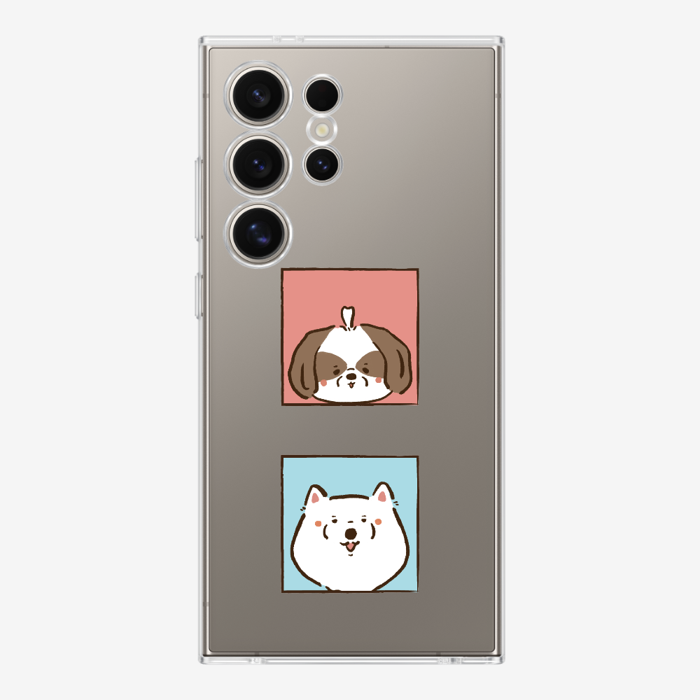 Apso and Samoyed Phone Case