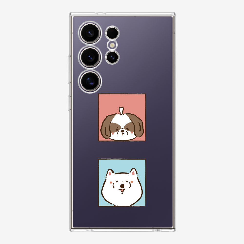 Apso and Samoyed Phone Case