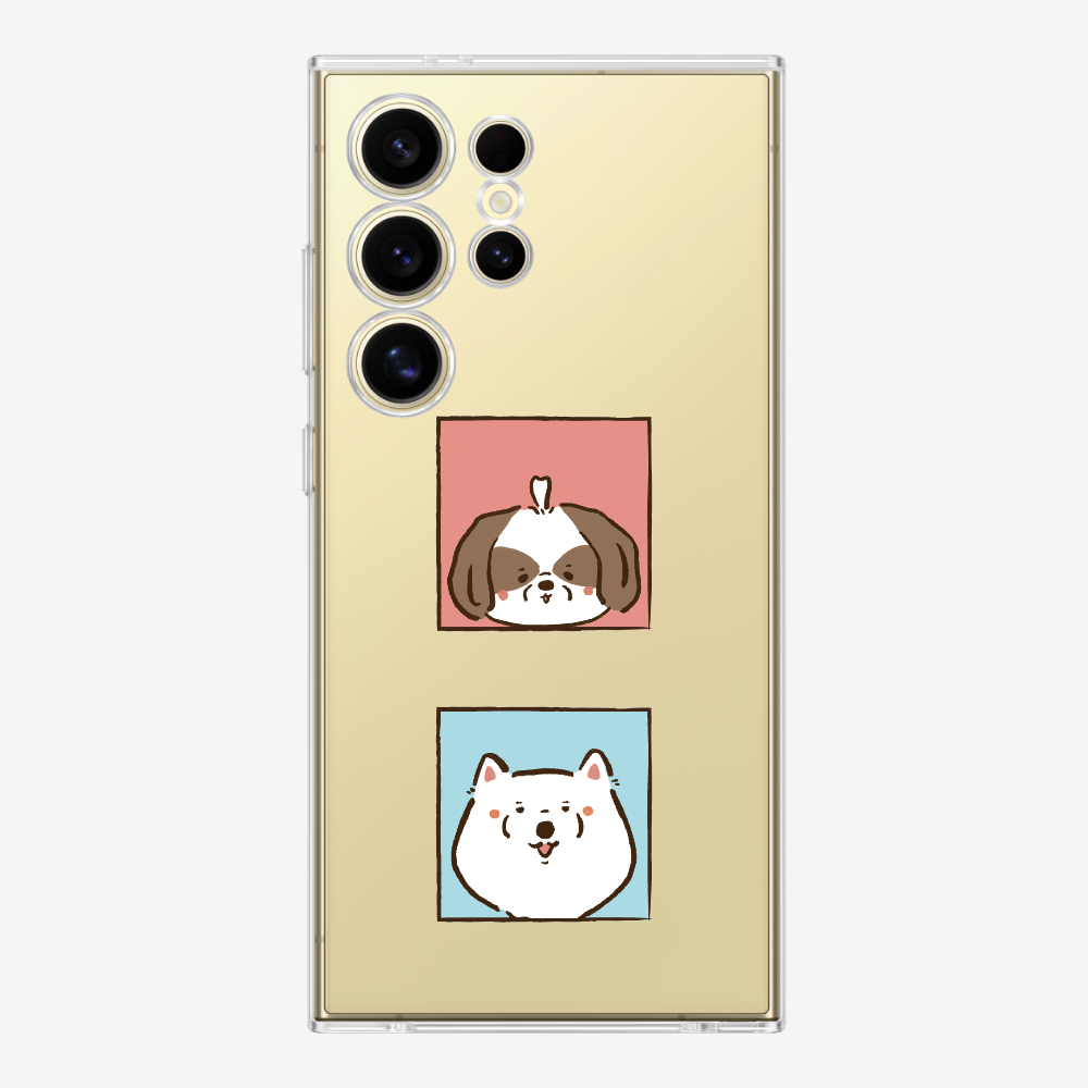 Apso and Samoyed Phone Case