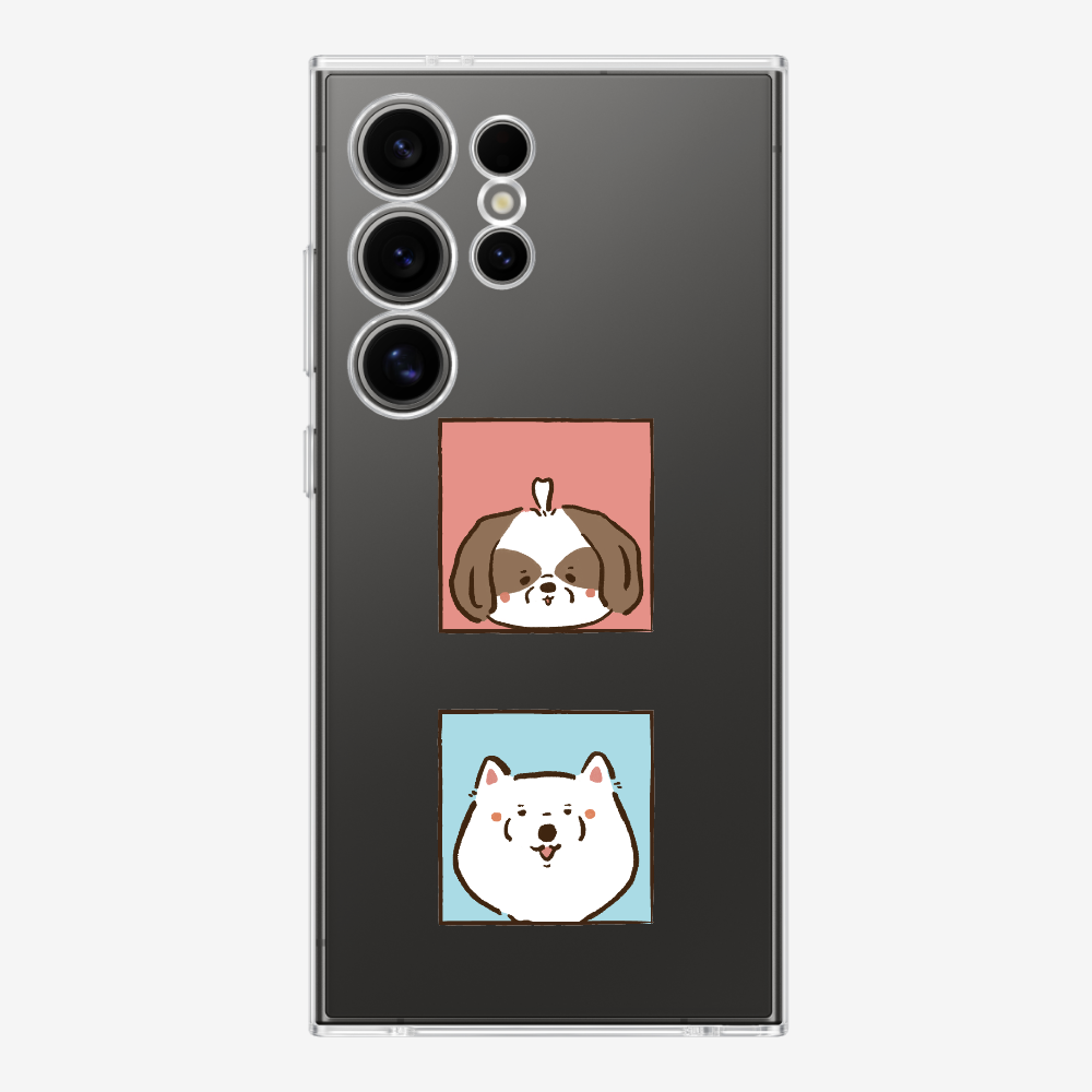 Apso and Samoyed Phone Case