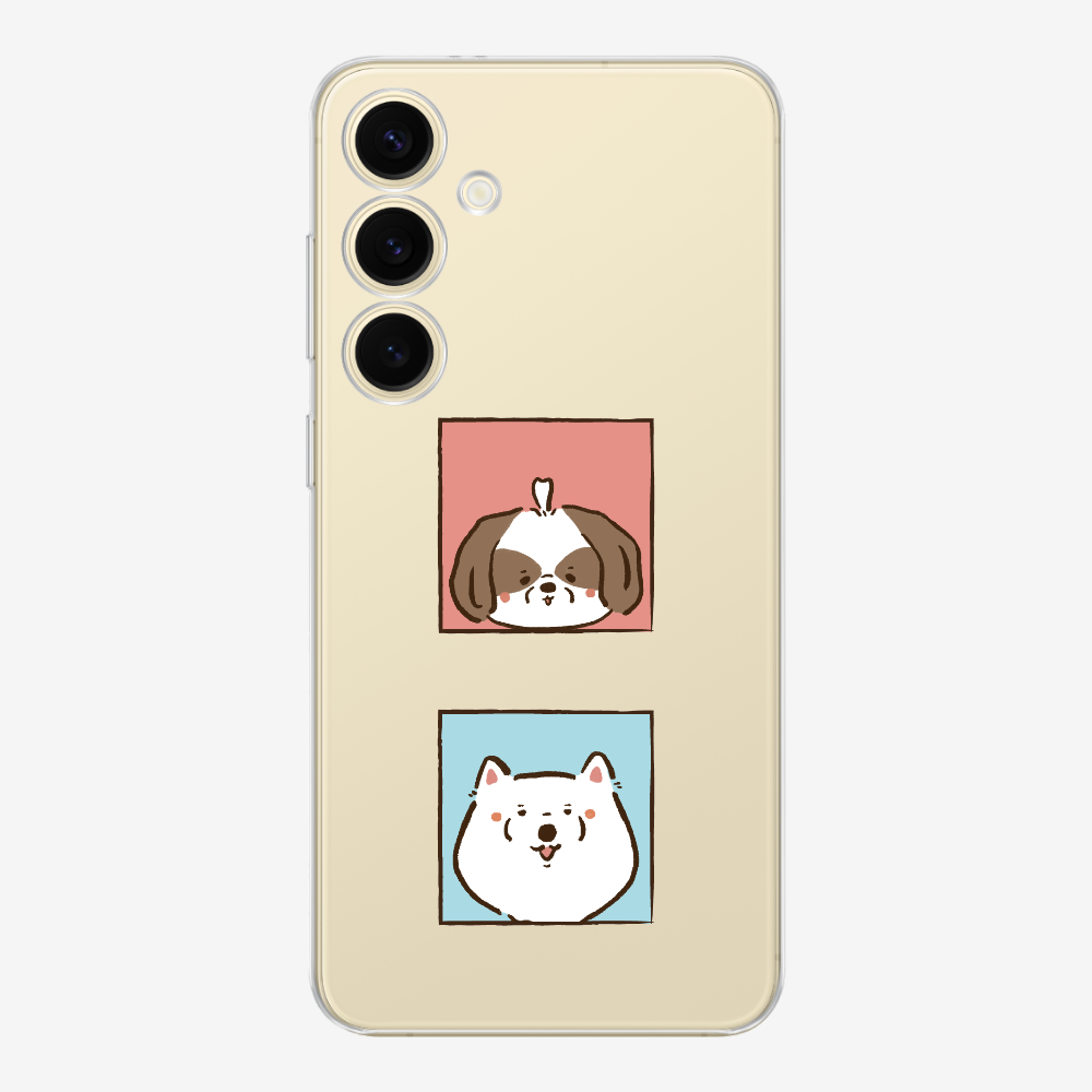 Apso and Samoyed Phone Case