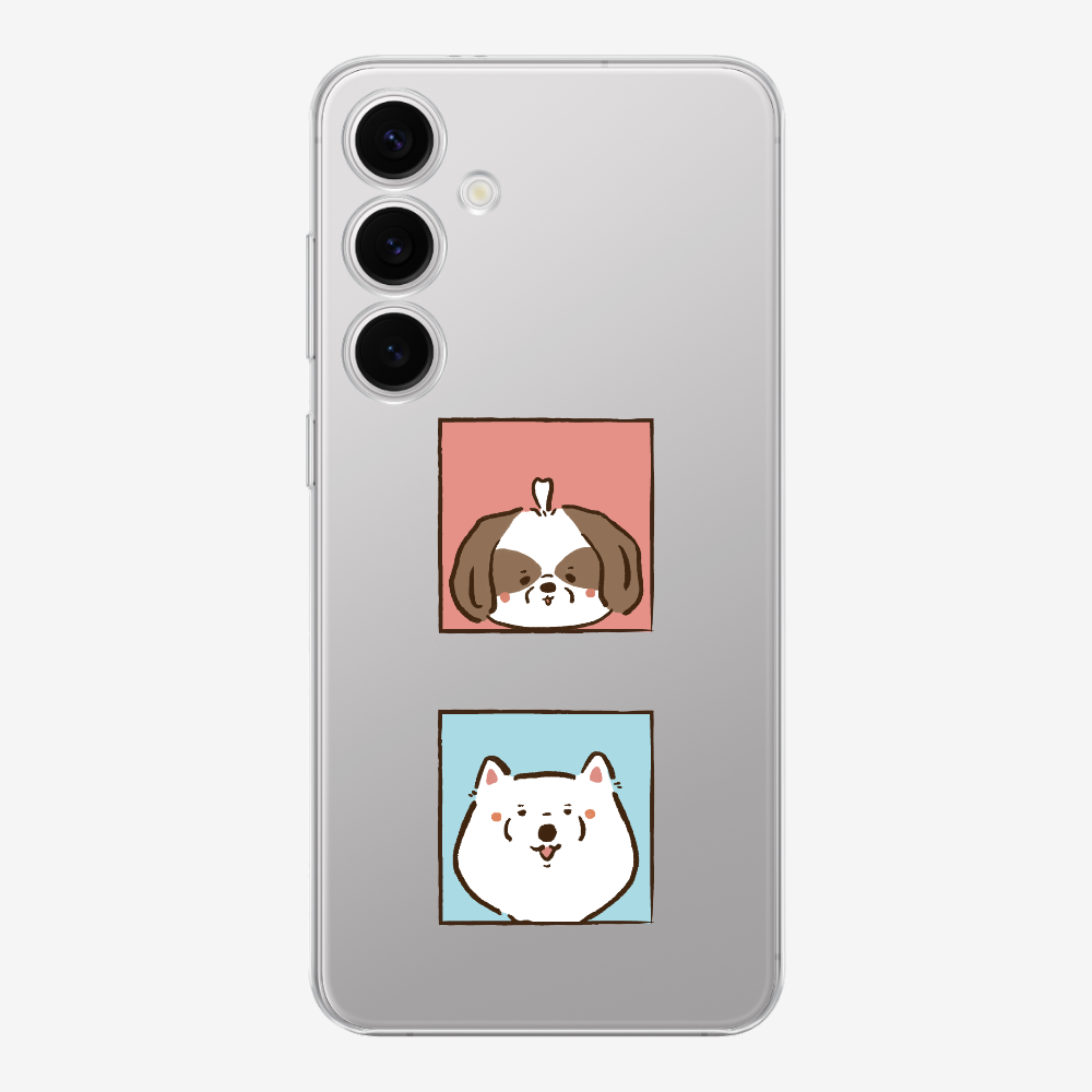 Apso and Samoyed Phone Case