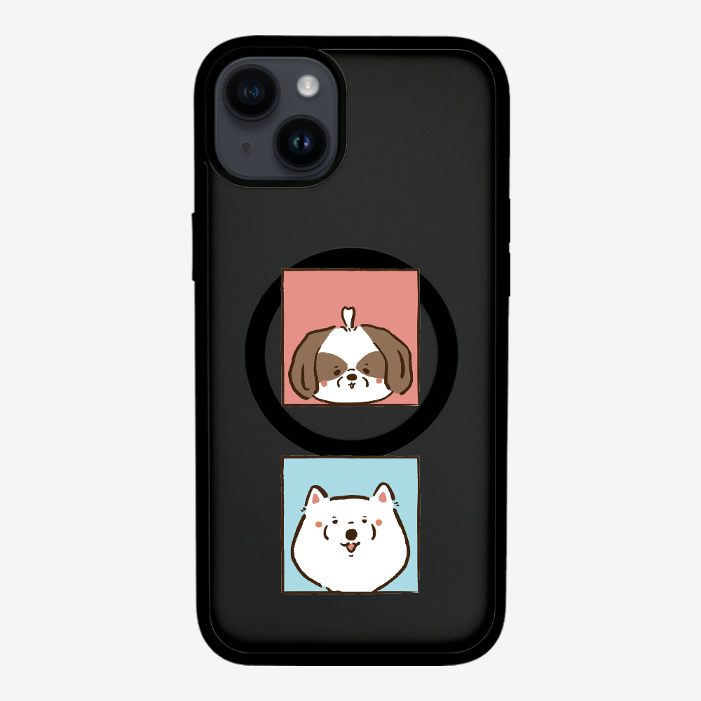 Apso and Samoyed Phone Case