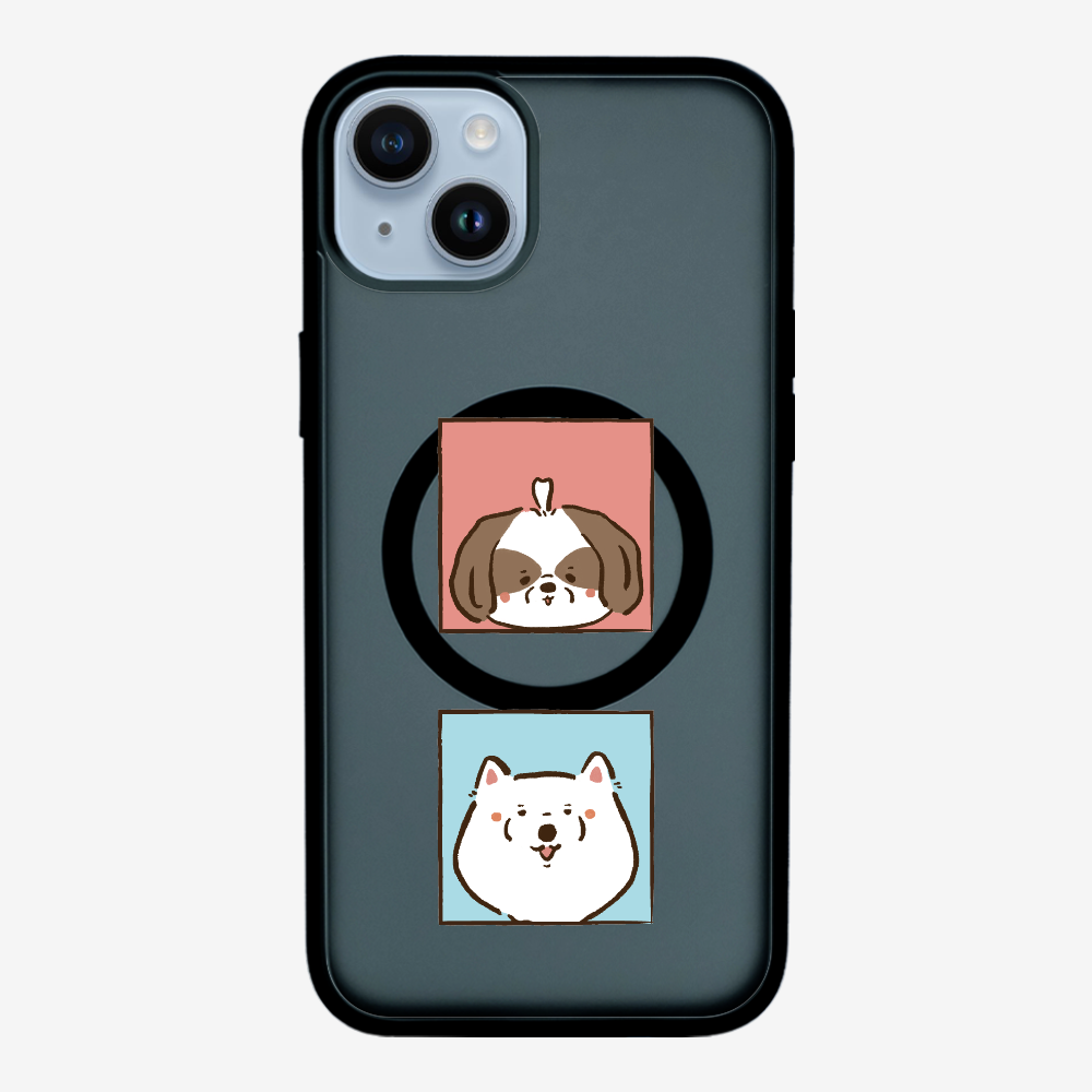 Apso and Samoyed Phone Case