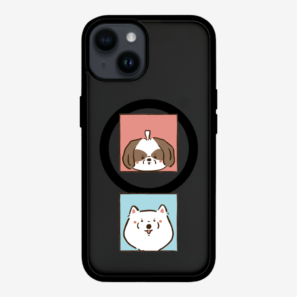 Apso and Samoyed Phone Case