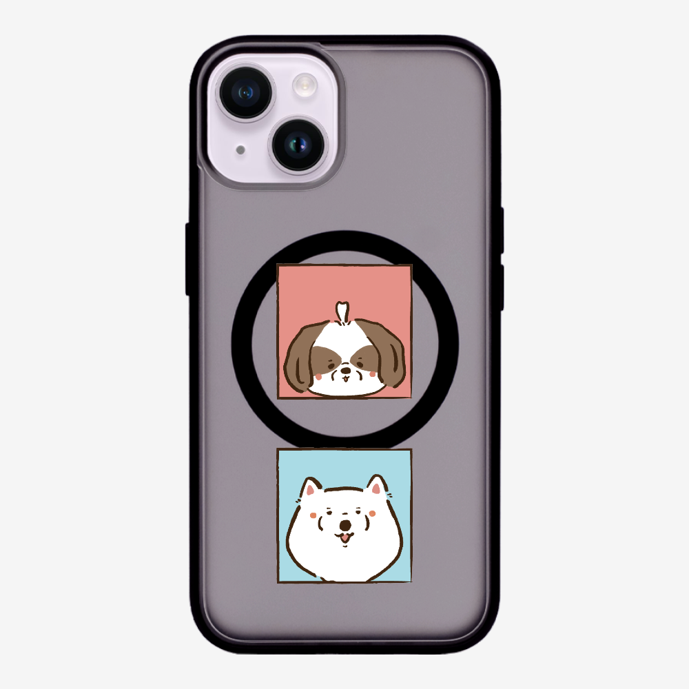 Apso and Samoyed Phone Case