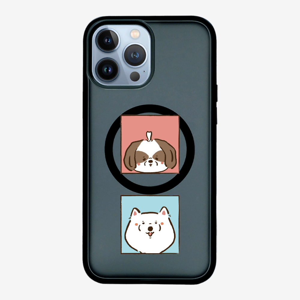 Apso and Samoyed Phone Case