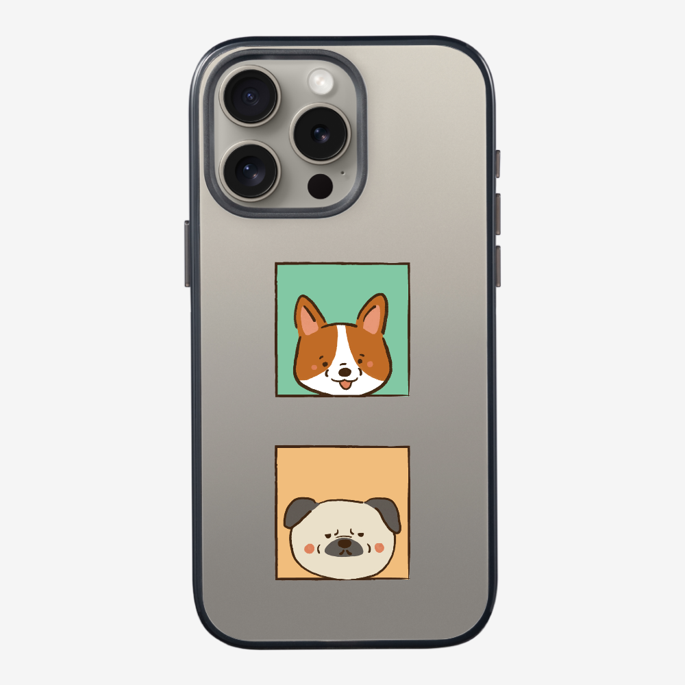 Corgi and Pug Phone Case