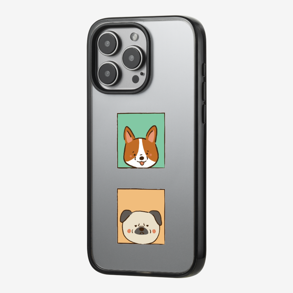 Corgi and Pug Phone Case