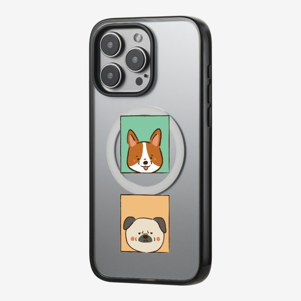 Corgi and Pug Phone Case