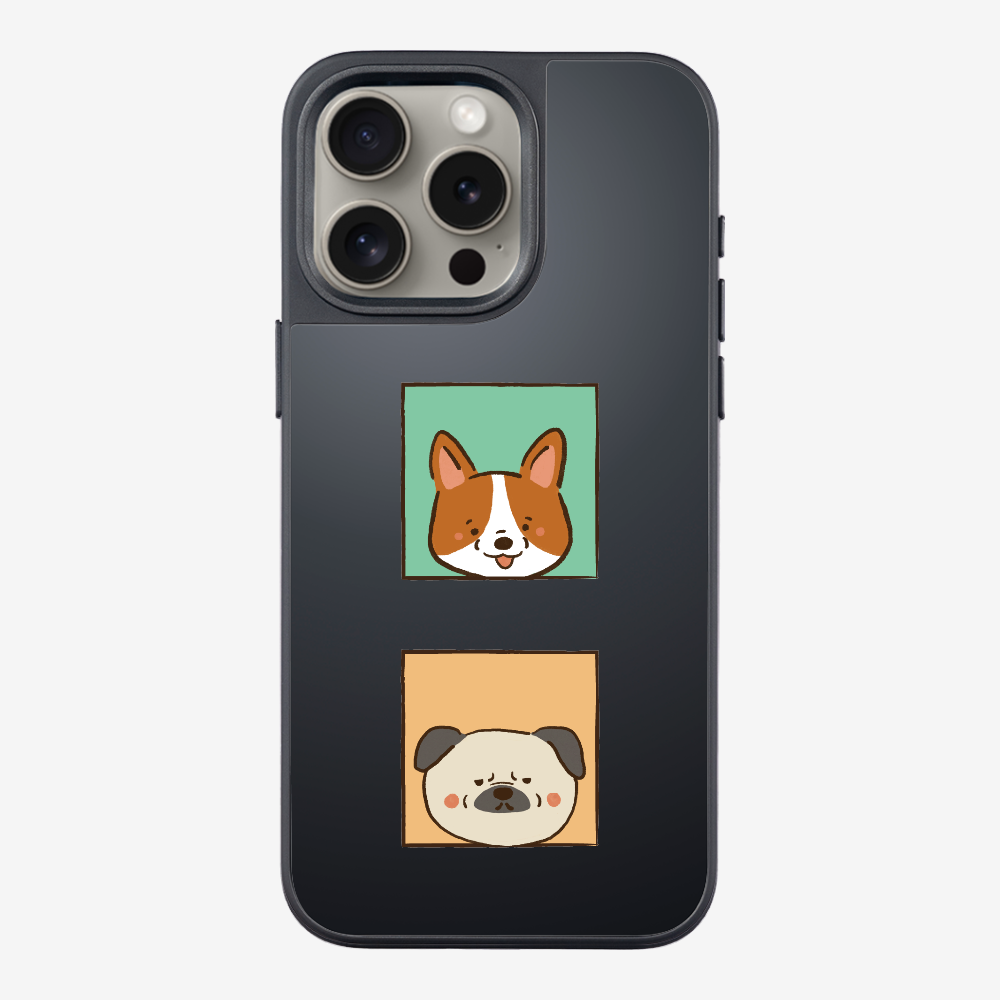 Corgi and Pug Phone Case