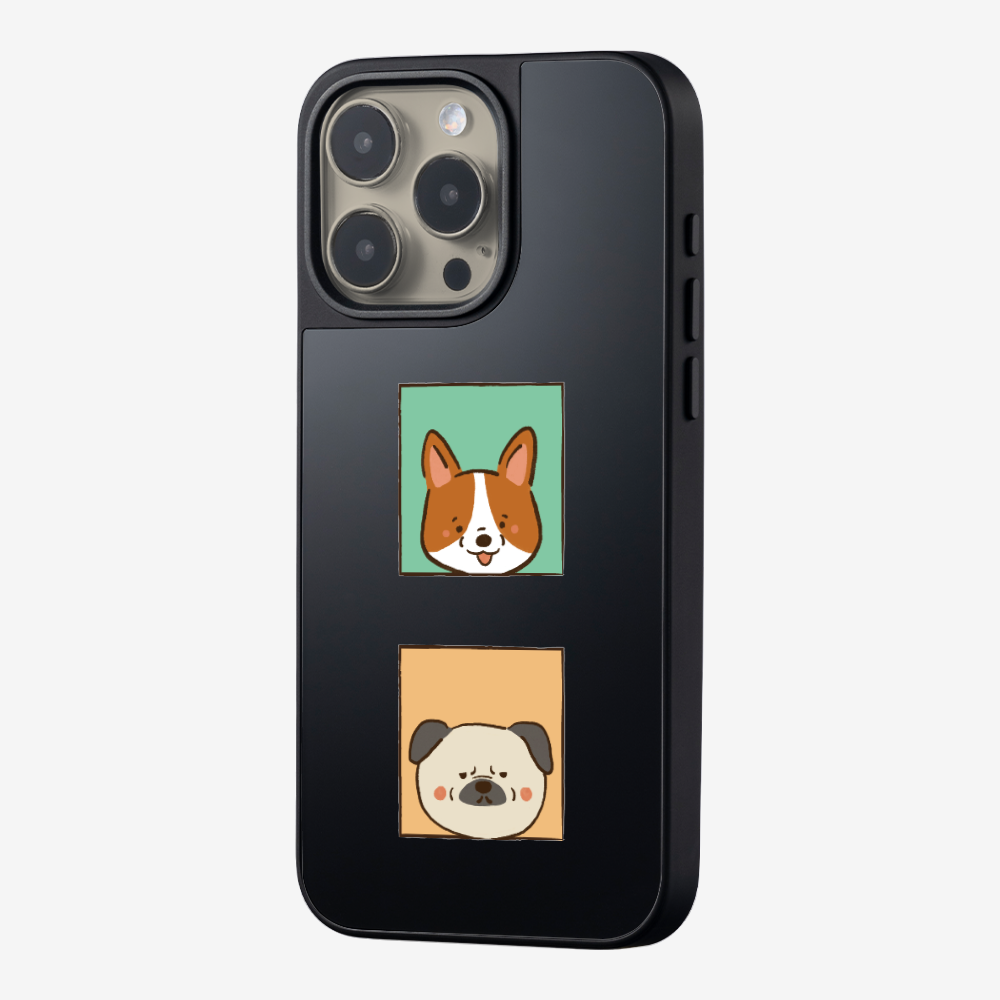 Corgi and Pug Phone Case