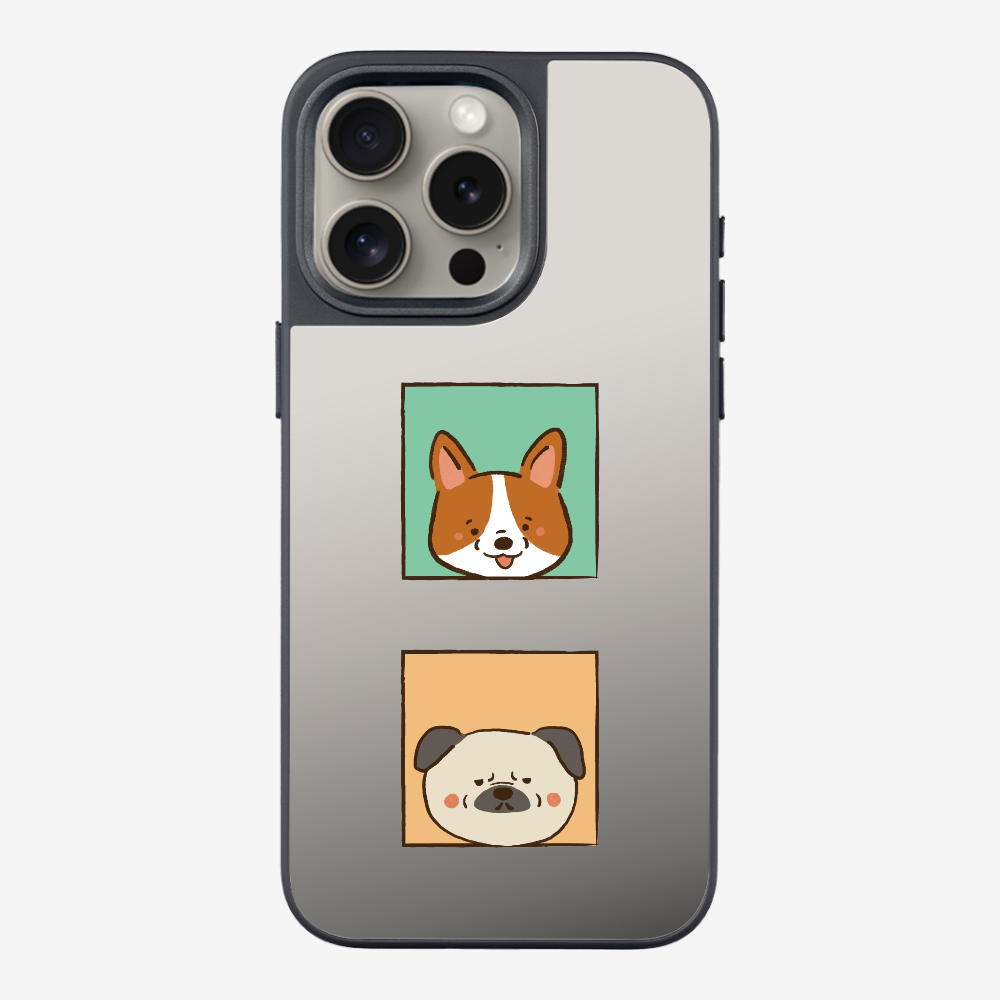 Corgi and Pug Phone Case